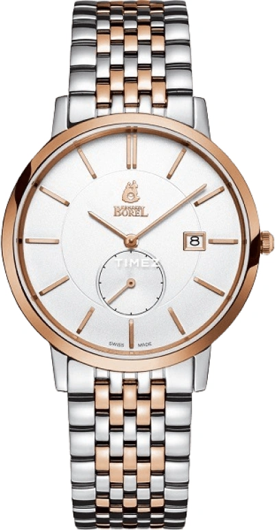 Ernest Borel,Joss 37mm,37mm,Stainless Steel,Silver White,Quartz,Day,Sapphire,Crystal Glass,GBR809L,GBR809L-4821