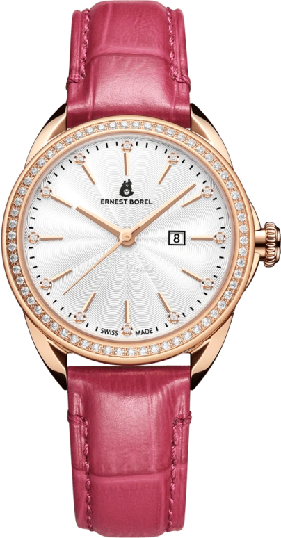 Ernest Borel,Eternity 35mm,35mm,Stainless Steel,Silver White,Automatic,Day,38hours,N0434L0B,N0434L0B-MR2L