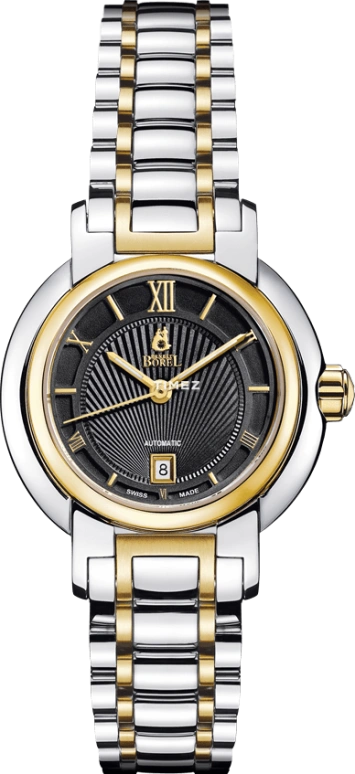 Ernest Borel,Romance 29mm,29mm,Stainless Steel,Black,Automatic,Day,Sapphire,Crystal Glass,LB1856N,LB1856N-5631