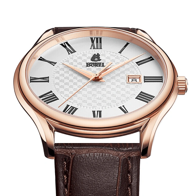 Ernest Borel,Cosmic 40mm,40mm,Stainless Steel,Silver White,Quartz,Day,Sapphire,Crystal Glass,GGR708N,GGR708N-251BR