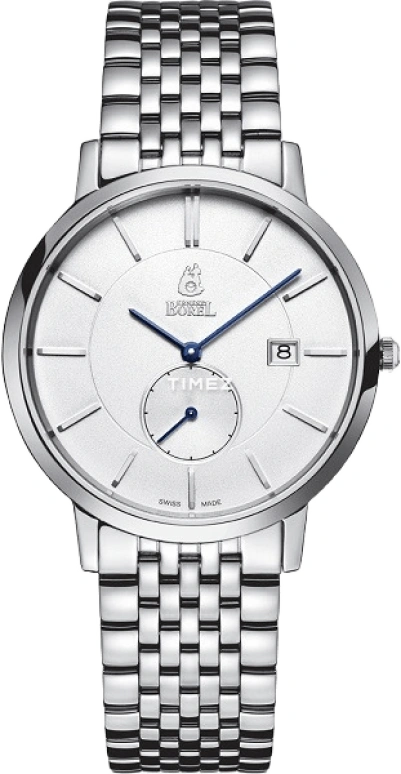 Ernest Borel,Joss 37mm,37mm,Stainless Steel,Silver,Quartz,Day,Sapphire,Crystal Glass,GS809L,GS809L-4822