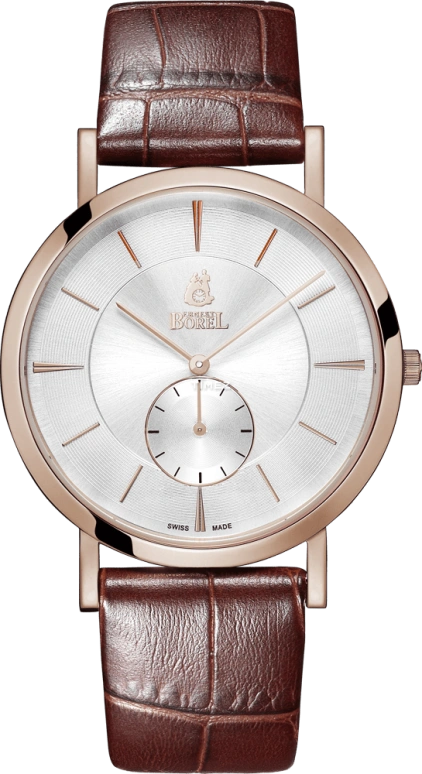 Ernest Borel,Danaus 39mm,39mm,Stainless Steel,Silver White,Quartz,Sapphire,Crystal Glass,Round,N0416G0B,N0416G0B-QR2L