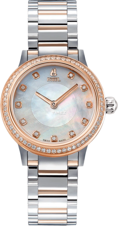 Ernest Borel,Galaxy 29mm,29mm,Stainless Steel,Silver White,Quartz,Sapphire,Crystal Glass,Round,N0113L0A,N0113L0A-QN4N