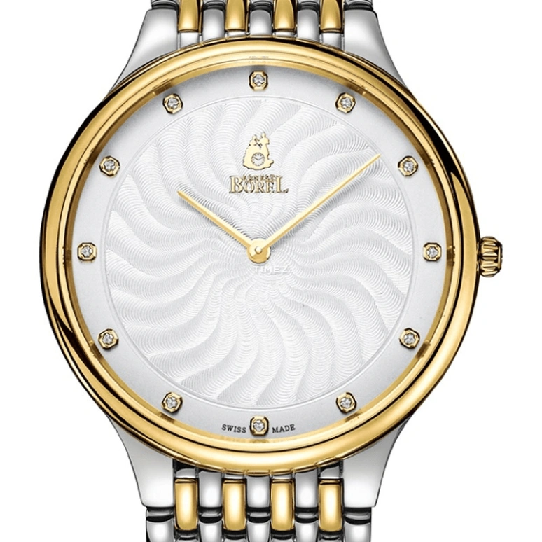 Ernest Borel,Cosmic 37mm,37mm,Stainless Steel,Silver White,Quartz,Sapphire,Crystal Glass,Round,GB706U,GB706U-2599