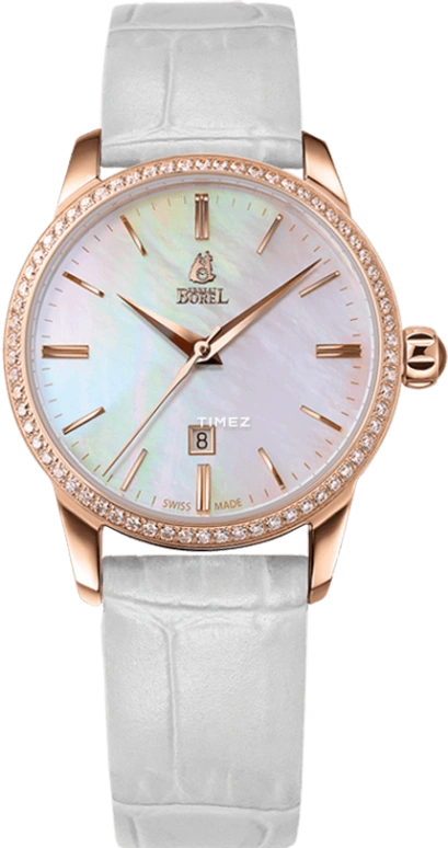 Ernest Borel,Galaxy 31mm,31mm,Stainless Steel,Silver,Automatic,Day,38hours,N0115L0B,N0115L0B-MR4L