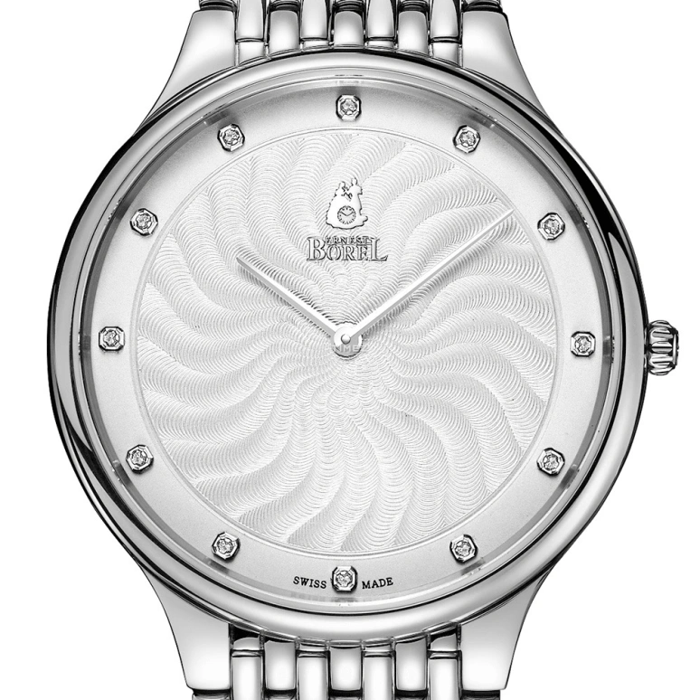 Ernest Borel,Cosmic 37mm,37mm,Stainless Steel,Silver,Quartz,Sapphire,Crystal Glass,Round,GS706U,GS706U-2590