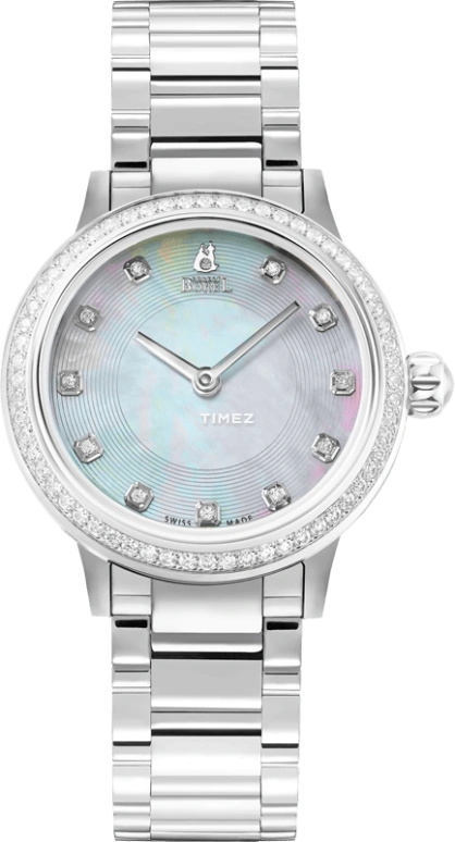 Ernest Borel,Galaxy 29mm,29mm,Stainless Steel,Silver White,Quartz,Sapphire,Crystal Glass,Round,N0113L0B,N0113L0B-QS4S