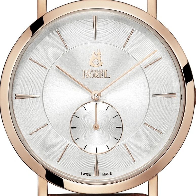 Ernest Borel,Danaus 39mm,39mm,Stainless Steel,Silver,Quartz,Sapphire,Crystal Glass,Round,GGR850N,GGR850N-23591BR