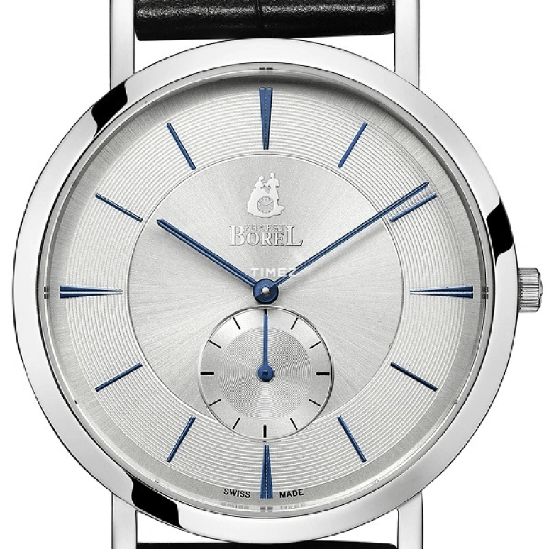 Ernest Borel,Danaus 39mm,39mm,Stainless Steel,Silver,Quartz,Sapphire,Crystal Glass,Round,GS850N,GS850N-23571BK