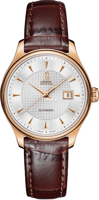 Ernest Borel,Retro 29mm,29mm,Stainless Steel,Silver,Automatic,Day,Sapphire,Crystal Glass,LGR8280,LGR8280-212BR