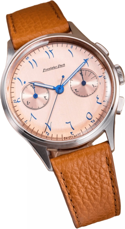 Excelsior Park,Chronograph 38.90mm,38.90mm,Stainless Steel,Pink,Automatic,Chronograph,62hours,EP95004,EP95004-PE