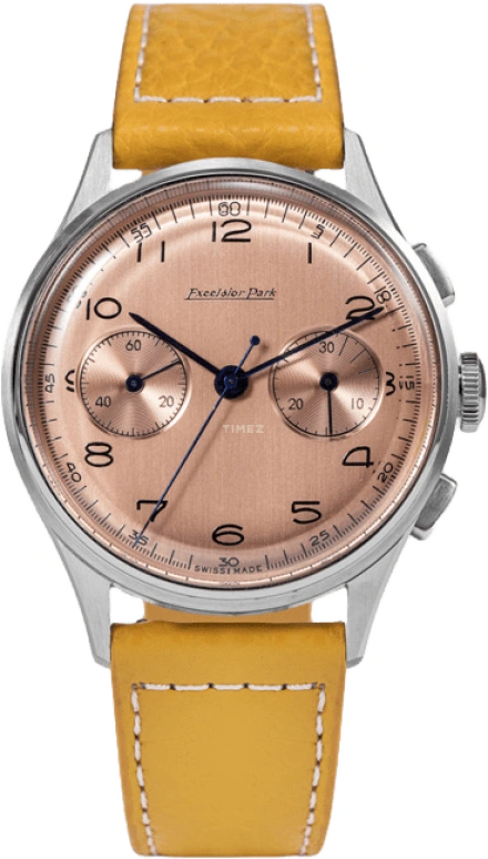 Excelsior Park,Chronograph 38.90mm,38.90mm,Stainless Steel,Pink,Automatic,Chronograph,62hours,EP95004,EP95004-YE