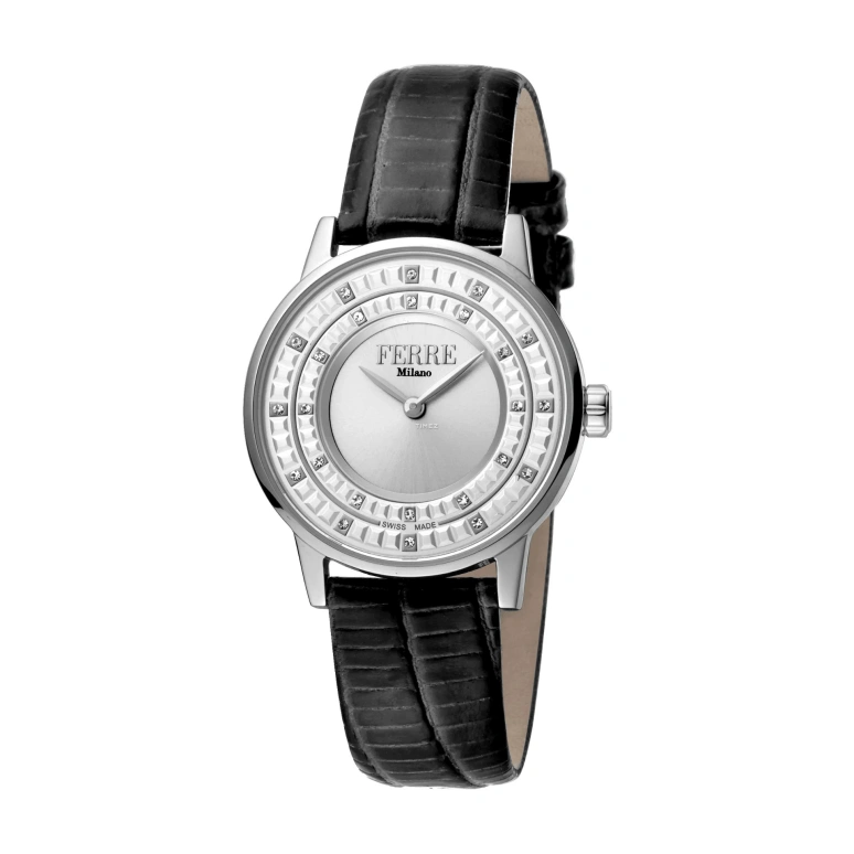 Ferre Milano,Womens 32mm,32mm,Stainless Steel,Silver,Quartz,Hardlex,Round,FM1L102L0011