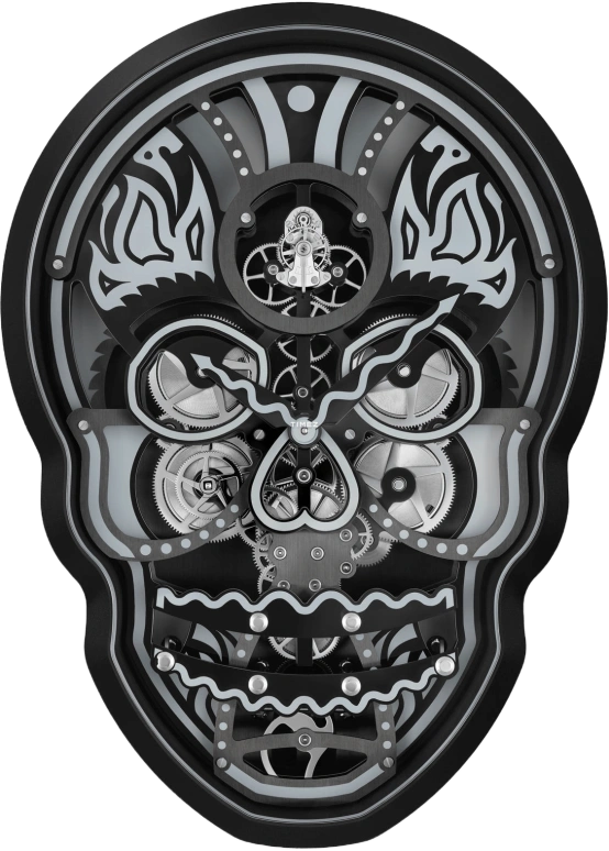 Fiona Krüger,Skull 306x220mm,306x220mm,Aluminum Oxide,Black,Handwound,Sapphire,Other,VANITAS DARK EDITION 1
