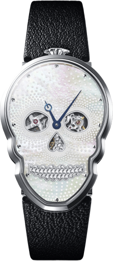 Fiona Krüger Skull TASAKI PETIT SKULL WHITE DOTS 1