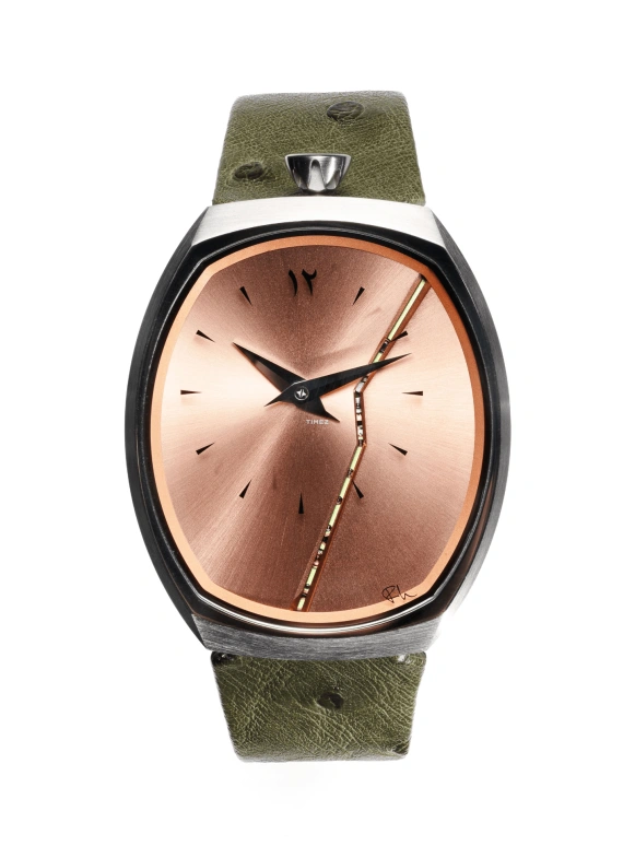 Fiona Krüger,Chaos 48x40mm,48x40mm,Titanium,Rose Gold,Handwound,Oval,Silver,FRACTURE FK PERPETUEL