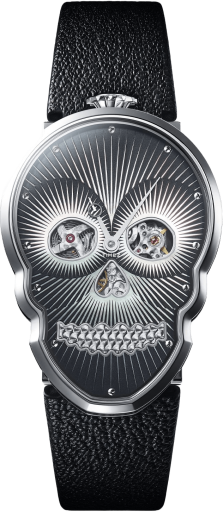 Fiona Krüger Skull TASAKI PETIT SKULL MOP LINES