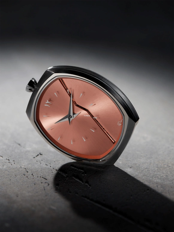 Fiona Krüger,Chaos 48x40mm,48x40mm,Titanium,Rose Gold,Handwound,Oval,Silver,FRACTURE FK PERPETUEL
