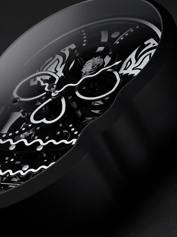 Fiona Krüger,Skull 306x220mm,306x220mm,Aluminum Oxide,Black,Handwound,Sapphire,Other,VANITAS DARK EDITION 1