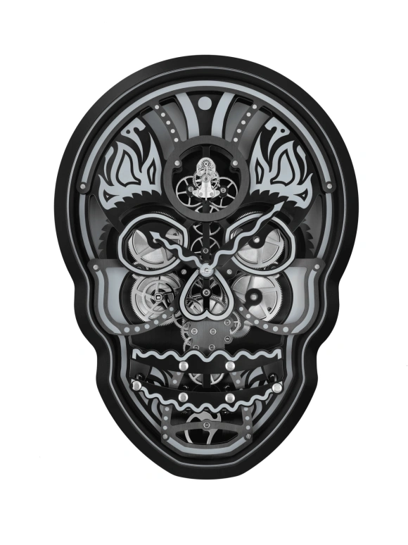 Fiona Krüger,Skull 306x220mm,306x220mm,Aluminum Oxide,Black,Handwound,Sapphire,Other,VANITAS DARK EDITION 1