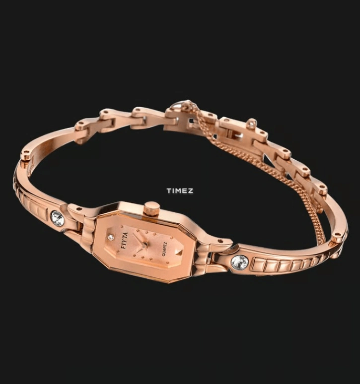 FIYTA,Exquisite 13x24mm,13x24mm,Stainless Steel,Rose Gold,Rose Gold,Quartz,Sapphire,Glass,Other,L501,L501.PPP