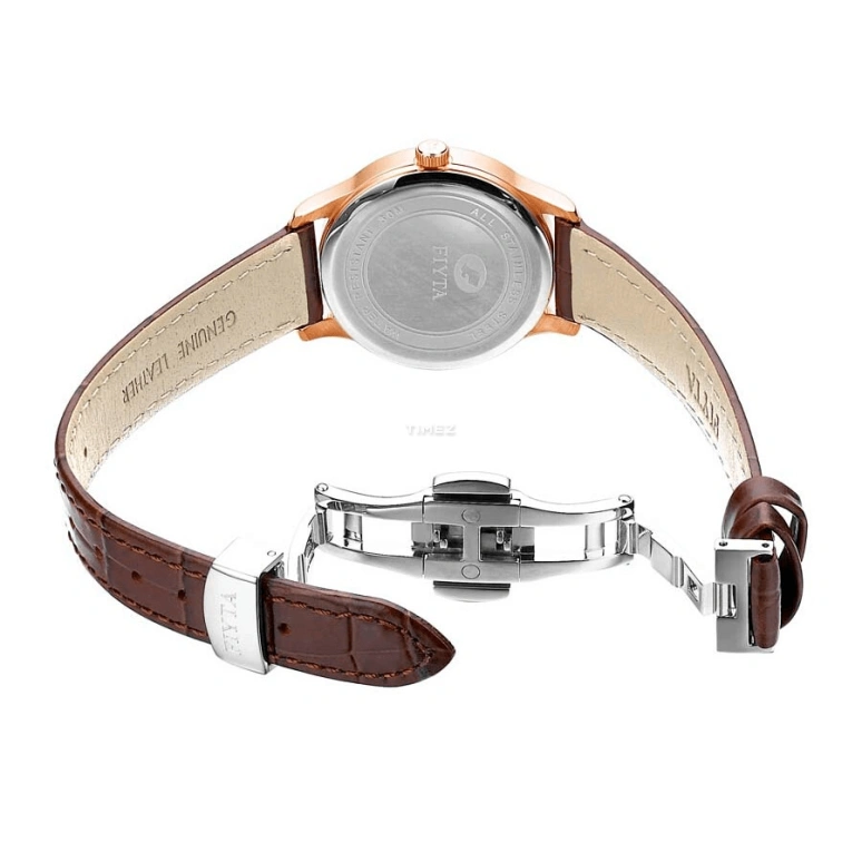 FIYTA,Classic 29mm,29mm,Stainless Steel,White,Quartz,Day,Sapphire,Glass,L802030,L802030.PWRD