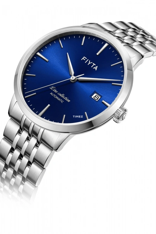 FIYTA,Line 39.80mm,39.80mm,Stainless Steel,Blue,Automatic,Day,Sapphire,GA801008,GA801008.WLW