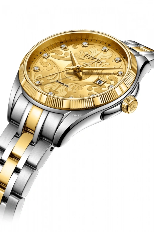 FIYTA,Pray 31mm,31mm,Stainless Steel,Gold,Automatic,Day,Sapphire,LA888001,LA888001.TGT