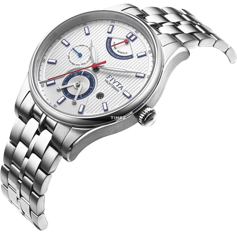 FIYTA,Yachtsman 41mm,41mm,Stainless Steel,Silver,Grey,Automatic,Day,Round,GA867001,GA867001.WWW