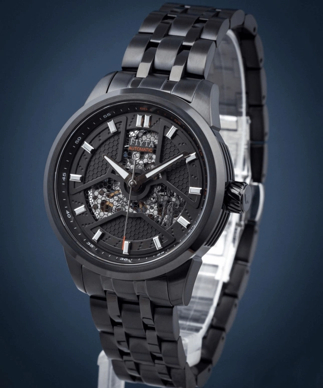 FIYTA,Extreme 42mm,42mm,Stainless Steel,Black,Automatic,Sapphire,Round,GA866460,GA866460.BBB