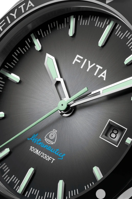 FIYTA,Aeronuatics 42mm,42mm,Stainless Steel,Black,Automatic,Day,Sapphire,GA880112,GA880112.WBW
