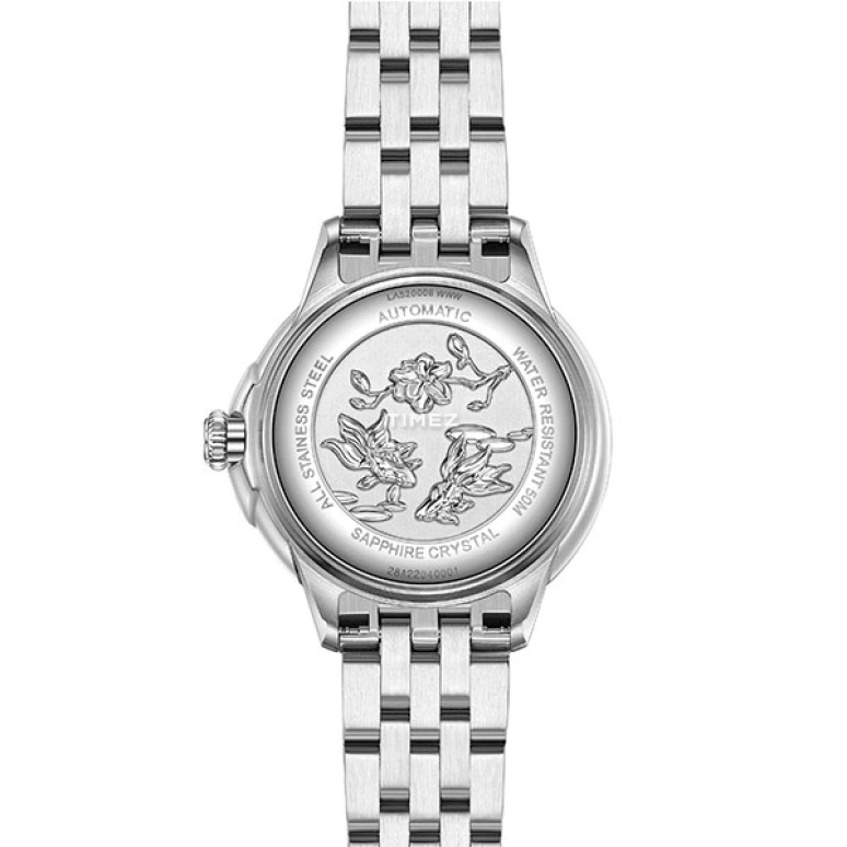 FIYTA,Tempting 31mm,31mm,Stainless Steel,Silver White,Automatic,Day,Sapphire,Crystal Glass,LA520008,LA520008.WWW