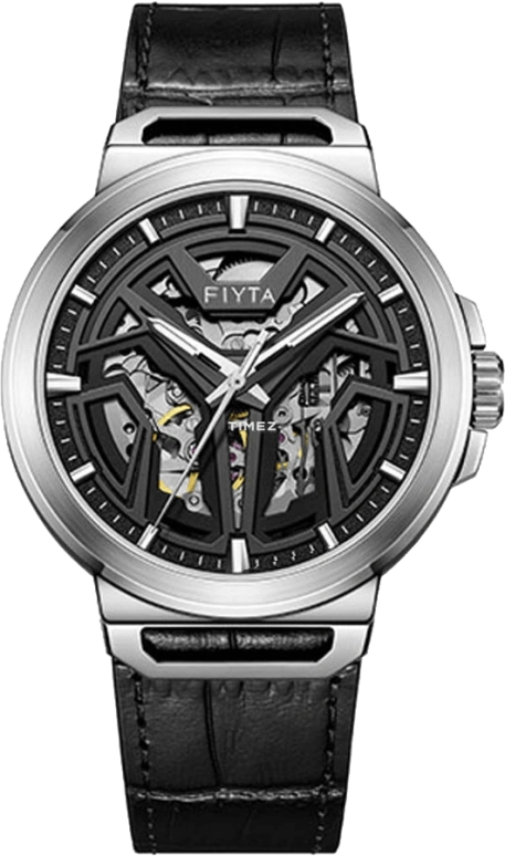 FIYTA,Three-Body 42mm,42mm,Stainless Steel,Black,Automatic,Sapphire,Round,GA35008,GA35008.HHB