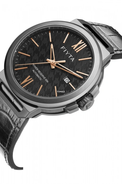 FIYTA,Yachtsman 42mm,42mm,Stainless Steel,Black,Automatic,Day,Sapphire,GA852000,GA852000.BBB