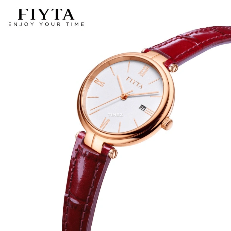 FIYTA,Allure 30mm,30mm,Stainless Steel,White,Quartz,Day,Sapphire,L800017,L800017.PWR