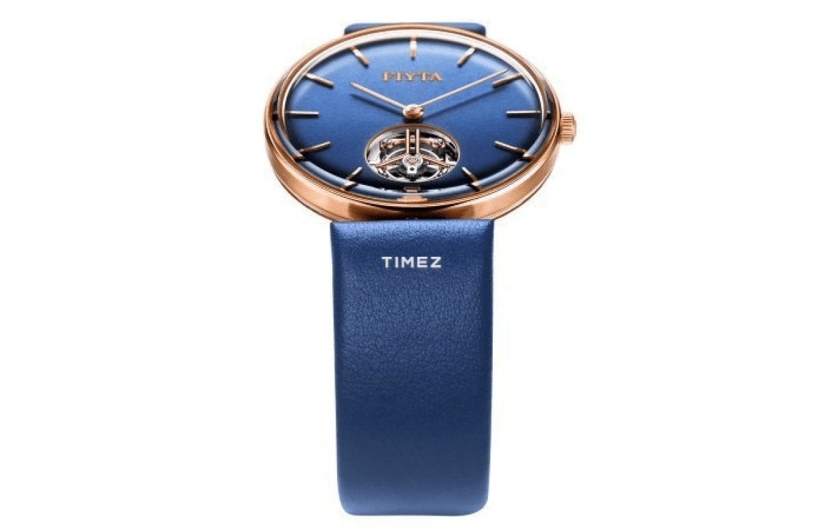 FIYTA,Master 40mm,40mm,Rose Gold,Blue,Handwound,Tourbillon,Sapphire,GA886009,GA886009.PLL