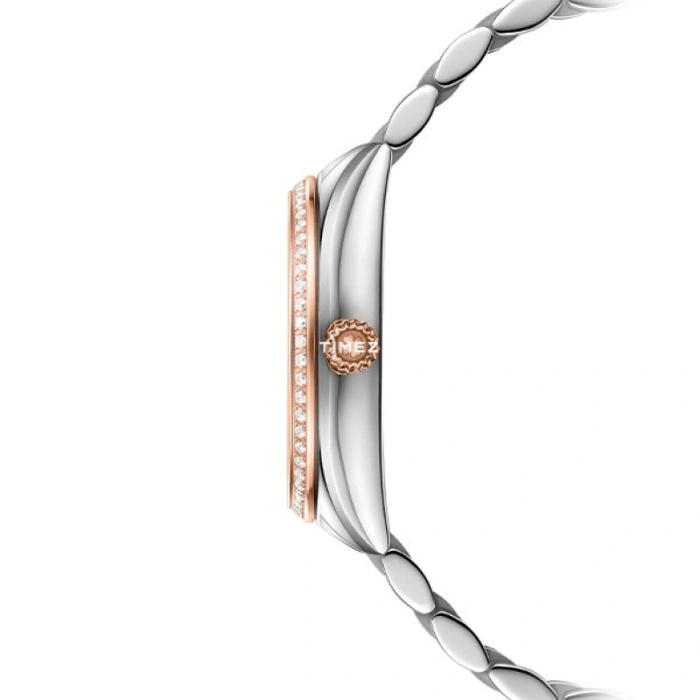 FIYTA,Clover 33mm,33mm,Stainless Steel,Rose Gold,Automatic,Sapphire,Crystal Glass,Oval,LA862029,LA862029.MWMD