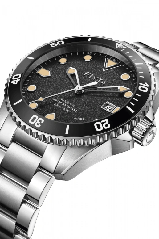 FIYTA,Yachtsman 43.40mm,43.40mm,Stainless Steel,Black,Automatic,Day,Sapphire,GA867007,GA867007.WBW