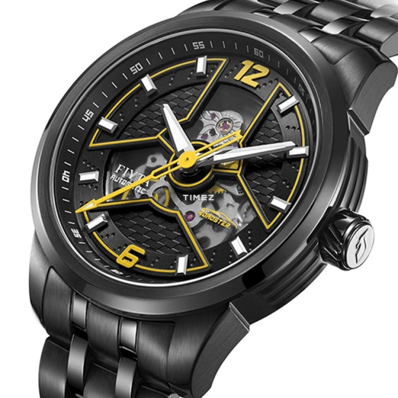 FIYTA,Extreme 42mm,42mm,Stainless Steel,Black,Automatic,Sapphire,Round,GA866000,GA866000.BBB