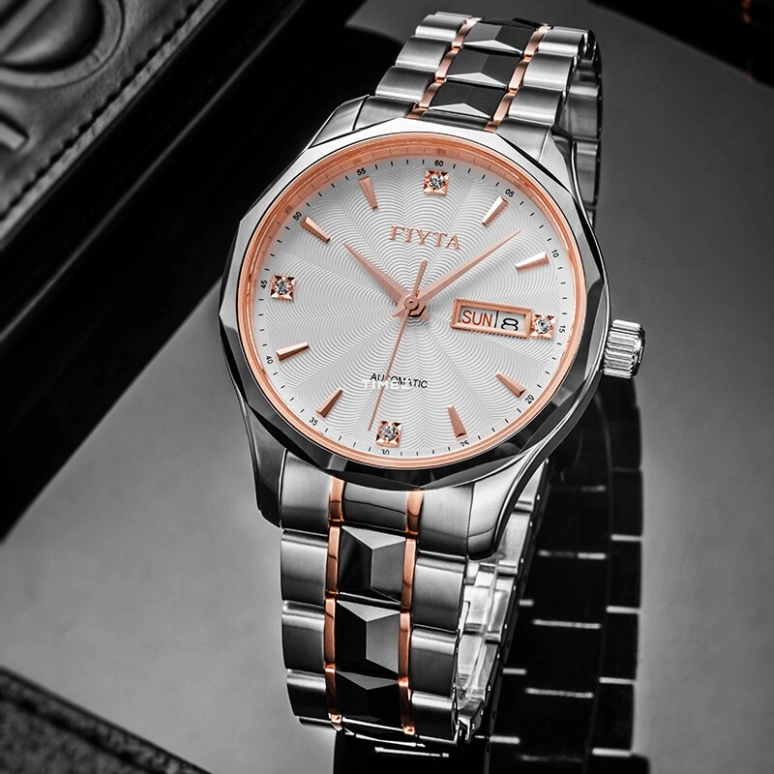 FIYTA,Other 0mm,0mm,Stainless Steel,Silver,Automatic,Date,Day,TGA802016,TGA802016.MWM