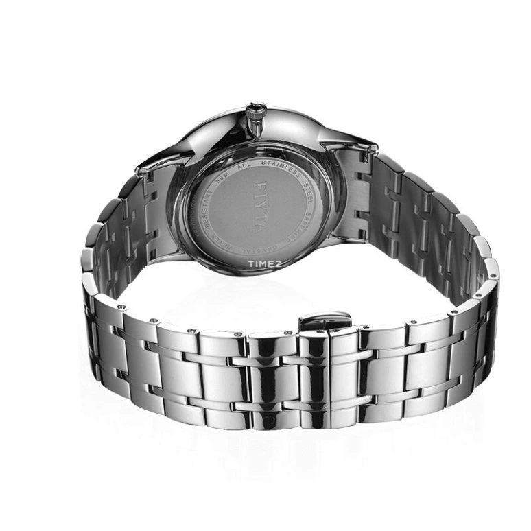 FIYTA,Joyart 38mm,38mm,Stainless Steel,Silver White,Quartz,Day,Sapphire,Crystal Glass,G800012,G800012.WWW