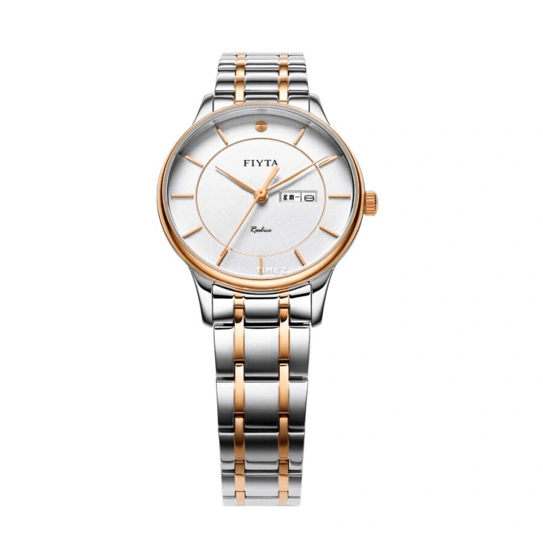FIYTA,Joyart 30mm,30mm,Stainless Steel,White,Quartz,Date,Day,M800011,M800011.MWM