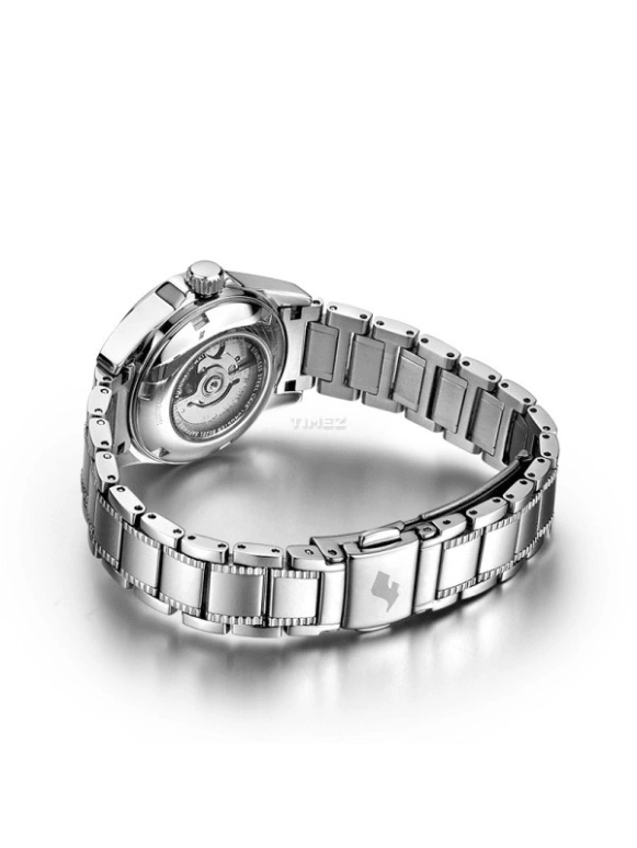 FIYTA,Classic 27.50mm,27.50mm,Stainless Steel,Silver,Automatic,Day,Sapphire,Crystal Glass,LJ096,LJ096.WWW