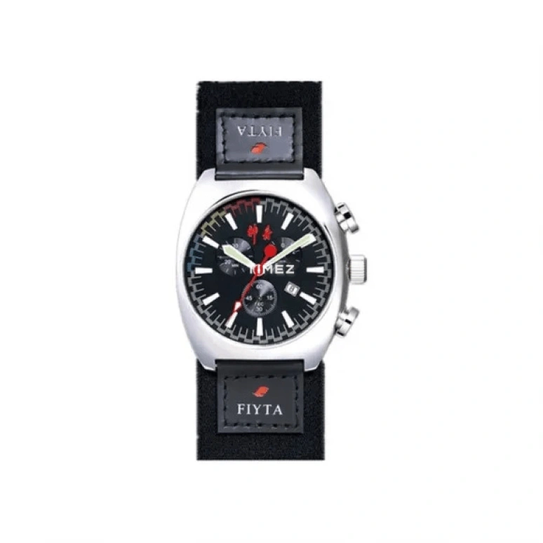FIYTA,Aeronuatics 48mm,48mm,Stainless Steel,Black,Quartz,Chronograph,Day,Z052,Z052.WBBK