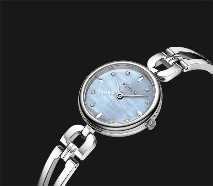 FIYTA,Exquisite 24mm,24mm,Stainless Steel,Blue,Quartz,Sapphire,Round,L864007,L864007.WLW