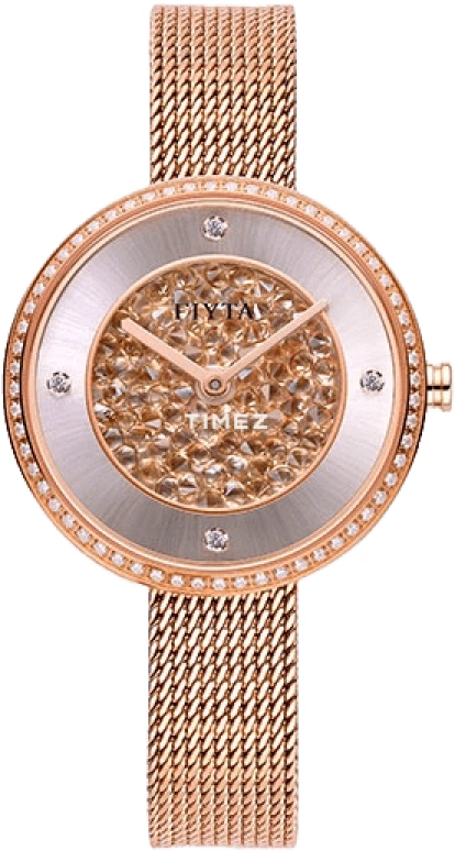 FIYTA,Allure 32mm,32mm,Stainless Steel,Rose Gold,Quartz,Sapphire,Round,DL21002,DL21002.PPPD