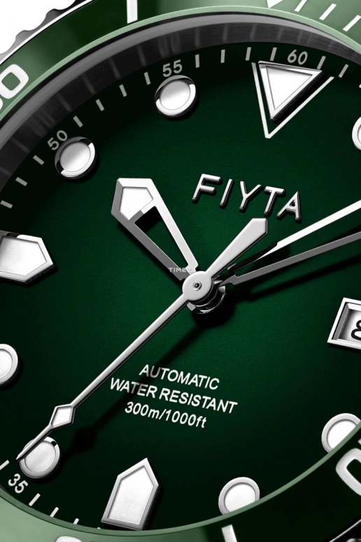 FIYTA,Yachtsman 43.40mm,43.40mm,Stainless Steel,Green,Automatic,Day,Sapphire,Crystal Glass,GA867007,GA867007.WNW