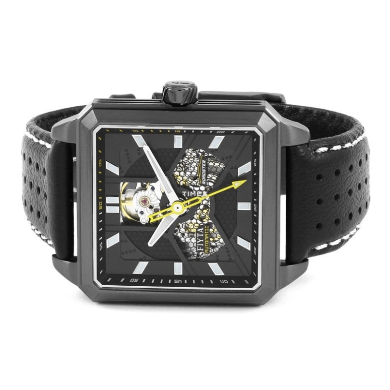 FIYTA,Extreme 40mm,40mm,Stainless Steel,Titanium,Black,Automatic,Sapphire,Square,GA866001,GA866001.HBB