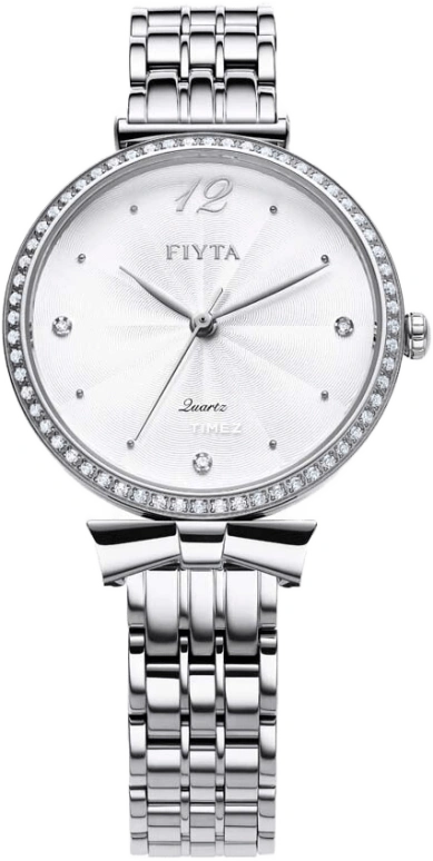 FIYTA,Allure 32mm,32mm,Stainless Steel,Silver White,Quartz,Sapphire,Round,L851000,L851000.WWWD 
