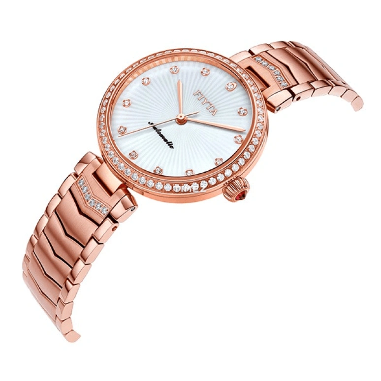 FIYTA,Heartouching 32mm,32mm,Stainless Steel,White,Automatic,Sapphire,Round,LA869008,LA869008.PWPH